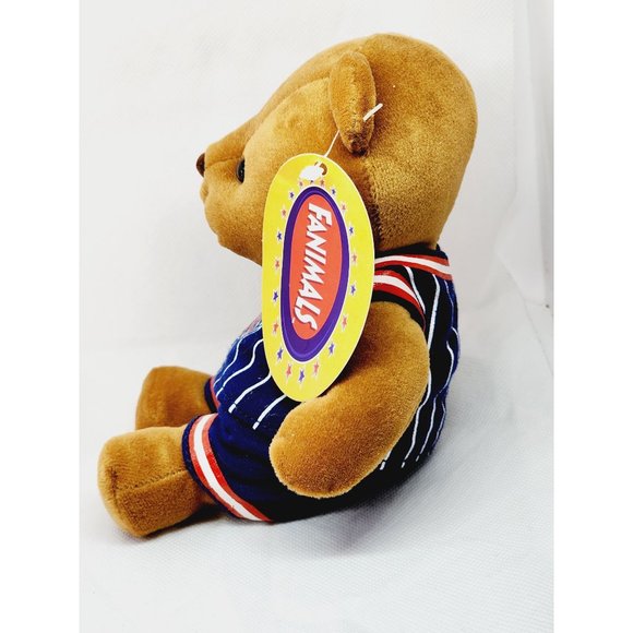 NBA Play By Play Retro 1997 Vintage Animals Houston Rockets Teddy Bear - Picture 12 of 15